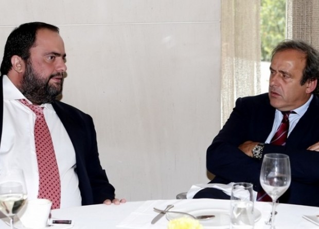 Συνάντηση Πλατινί με Μαρινάκη