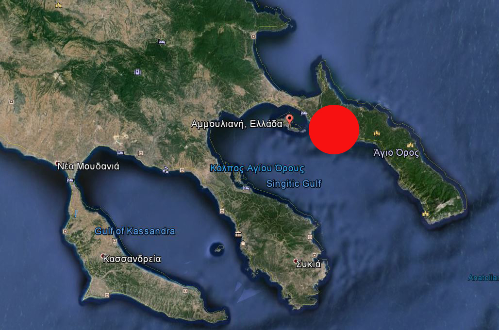 Σεισμός 3,4R στην Χαλκιδική