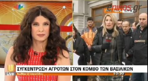 ΒΙΝΤΕΟ-Οι αγρότες στον κόμβο των Βασιλικών