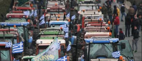 Λάρισα: Σε εξέλιξη το συλλαλητήριο των αγροτών