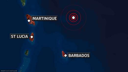 Σεισμός 6,7 Ρίχτερ στα Μπαρμπέιντος