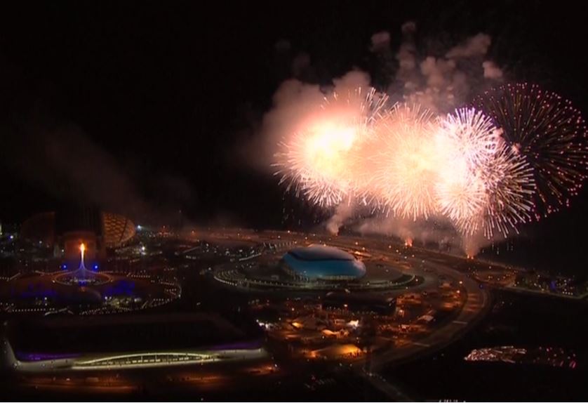 ΒΙΝΤΕΟ-Τα πυροτεχνήματα στο Σότσι