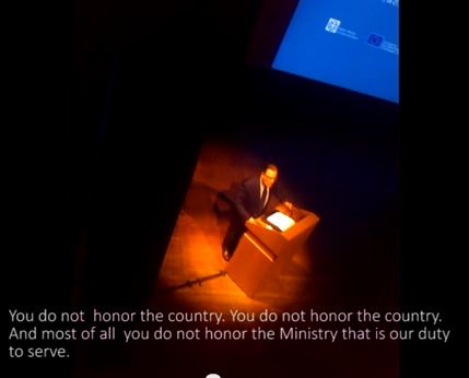 ΒΙΝΤΕΟ-Αποδοκίμασαν τον Παναγιωτόπουλο