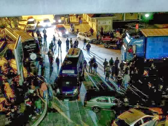 ΒΙΝΤΕΟ-Ένταση μεταξύ αστυνομίας – αγροτών