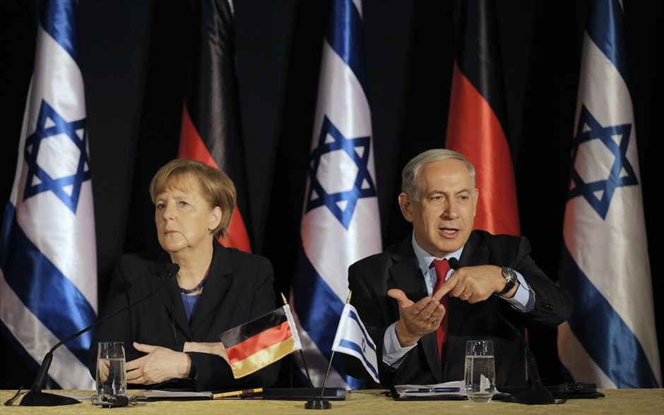 ΦΩΤΟ-Χίτλερ “έκανε” ο Νετανιάχου τη Μέρκελ