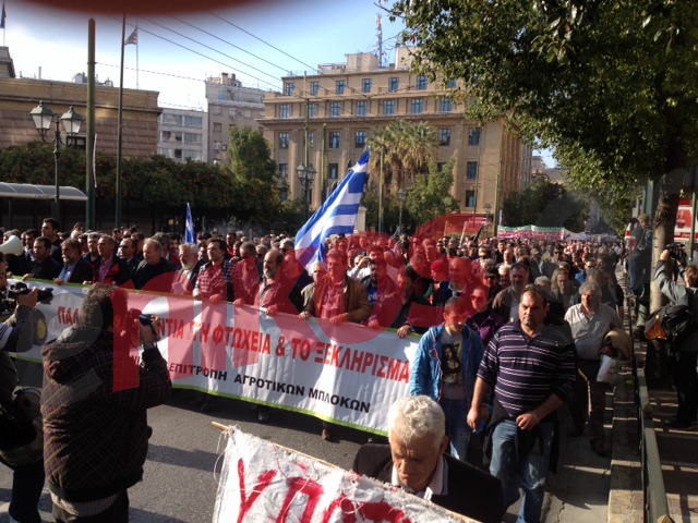 ΒΙΝΤΕΟ-Η πορεία και τα συνθήματα των αγροτών