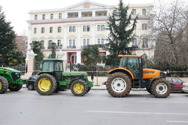 Ολοκληρώθηκε η πορεία των αγροτών