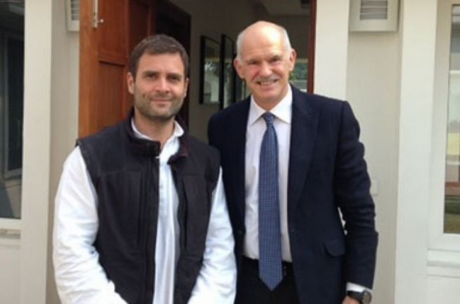 ΦΩΤΟ-Στο Νέο Δελχί ο Παπανδρέου