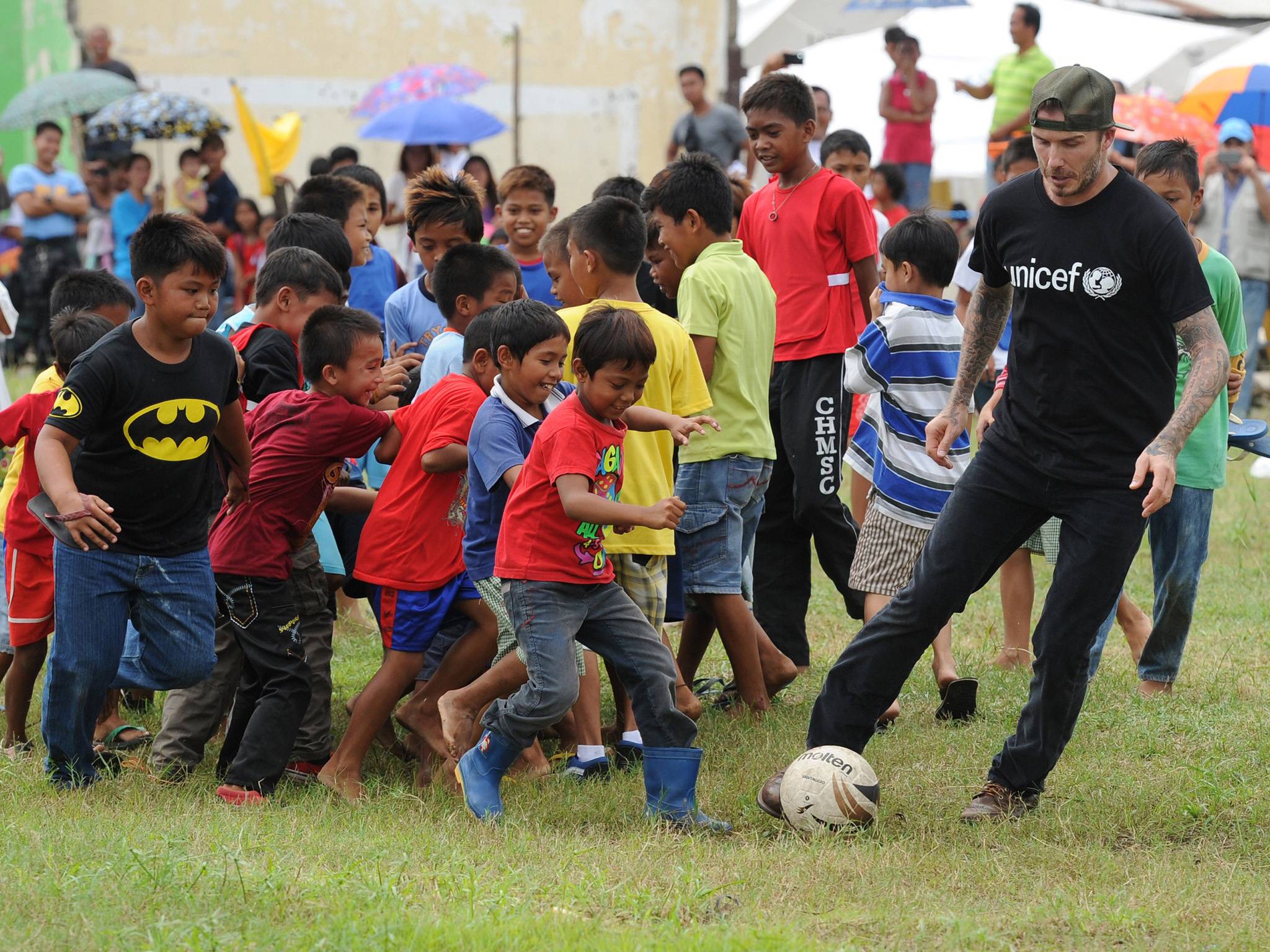 ΦΩΤΟ-Ο Μπέκαμ στις Φιλιππίνες