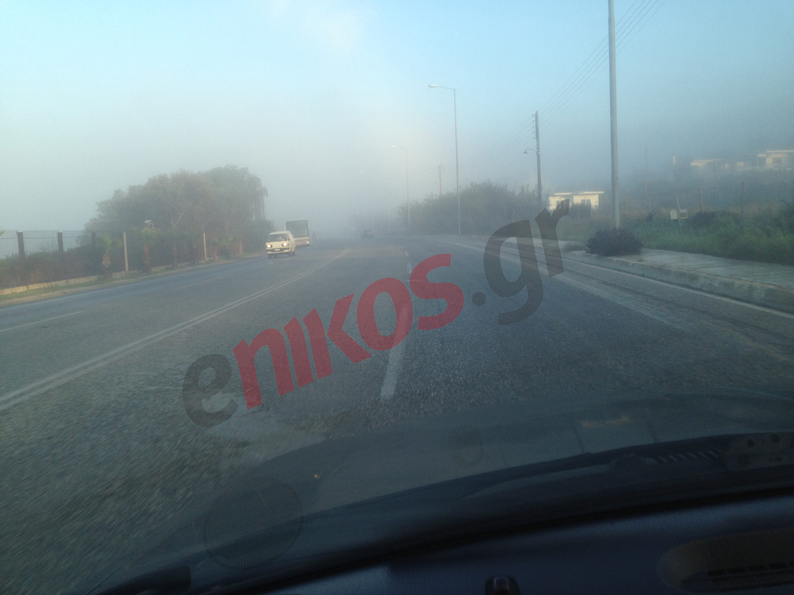 ΦΩΤΟ-Η ομίχλη στο Λαγονήσι