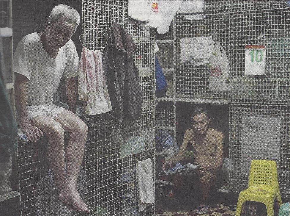 ΦΩΤΟ-Σοκ.Ζουν σε κλουβιά