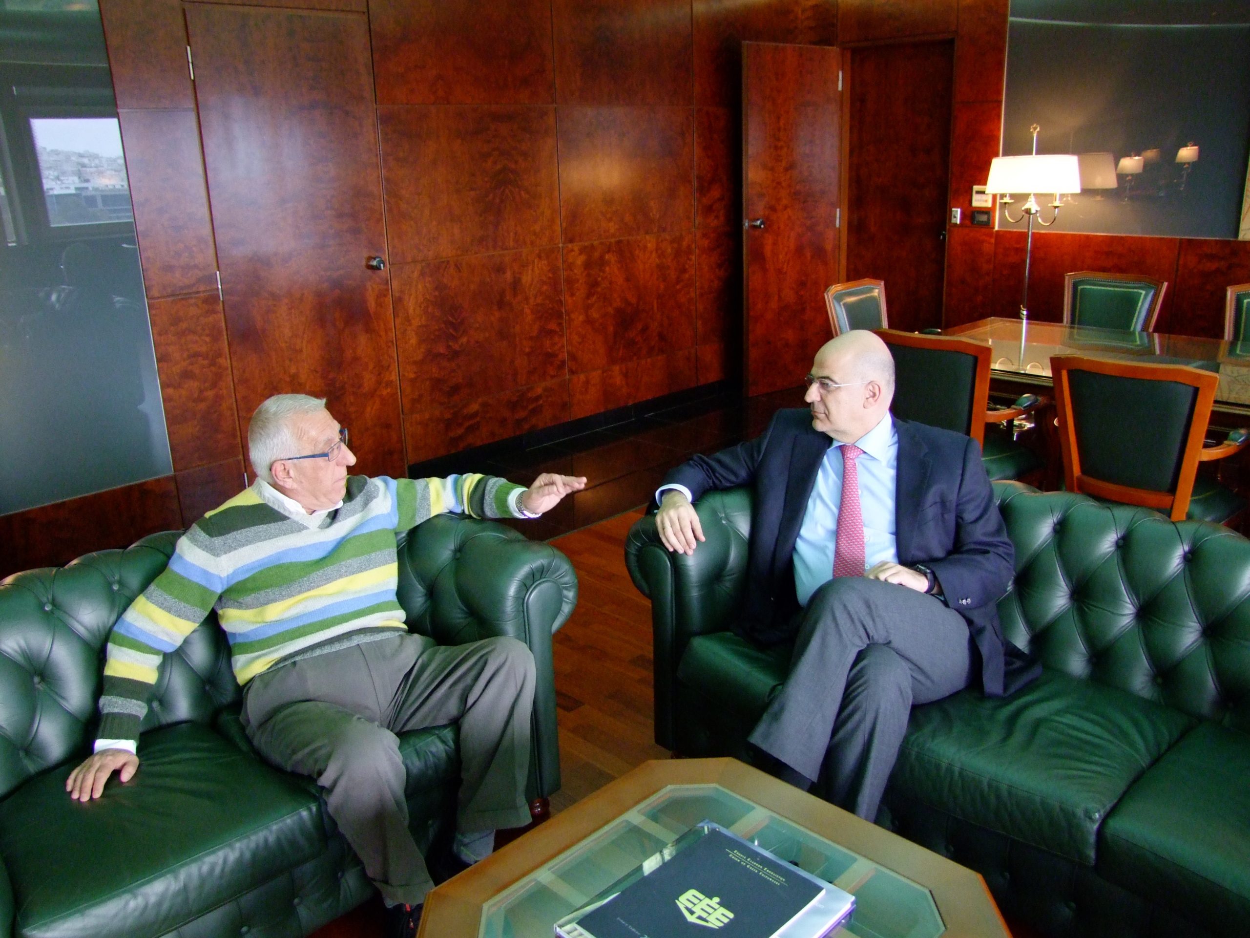 ΦΩΤΟ-Συνάντηση Δένδια-Κακλαμάνη