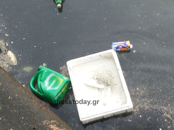 ΦΩΤΟ-Τα σκουπίδια “έπνιξαν” τον Θερμαϊκο