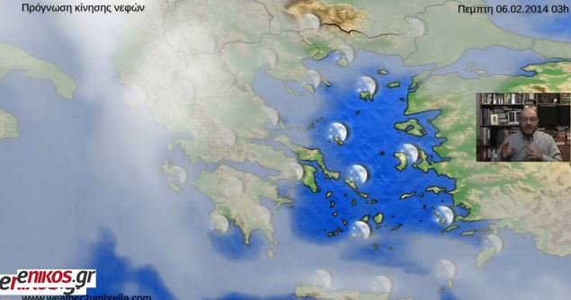 ΒΙΝΤΕΟ-Η πρόγνωση του καιρού έως και την Τρίτη από τον Σάκη Αρναούτογλου