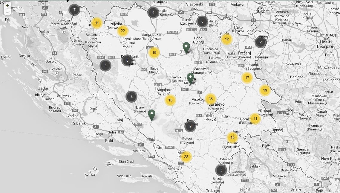 Διαδραστικός Χάρτης Εγκλημάτων Πολέμου