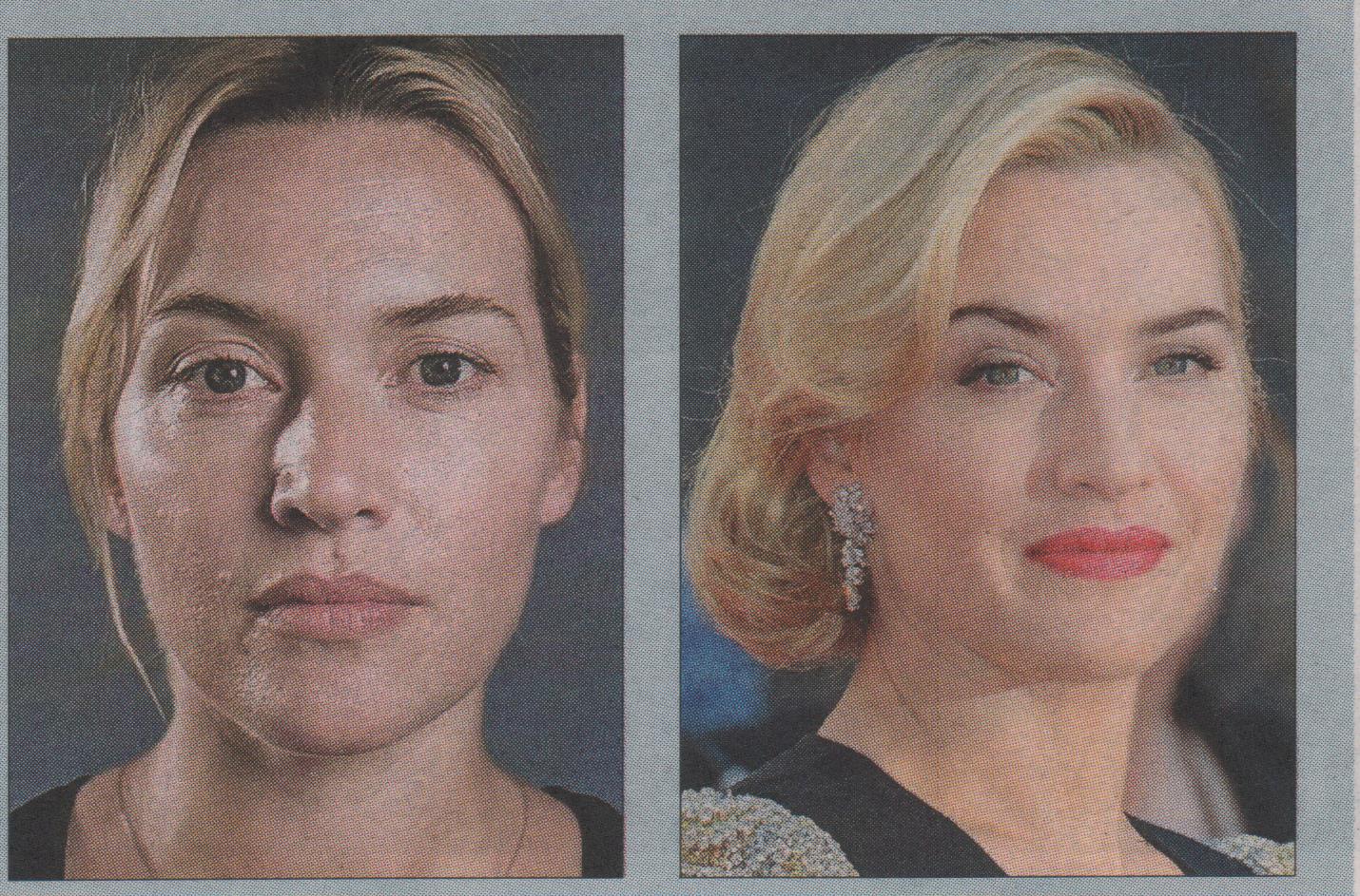 ΦΩΤΟ-Γιόχανσον και Γουίνσλετ ποζάρουν χωρίς μακιγιάζ