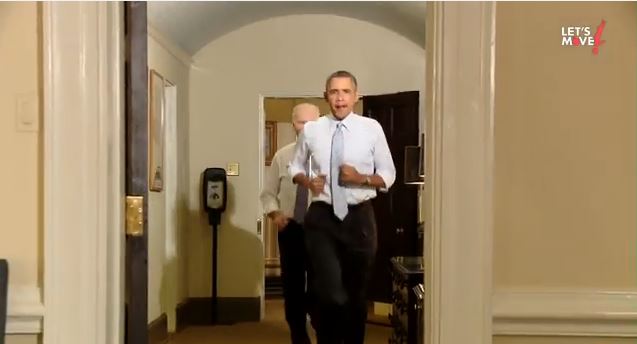 ΒΙΝΤΕΟ-Το τζόκινγκ του Ομπάμα στον Λευκό Οίκο