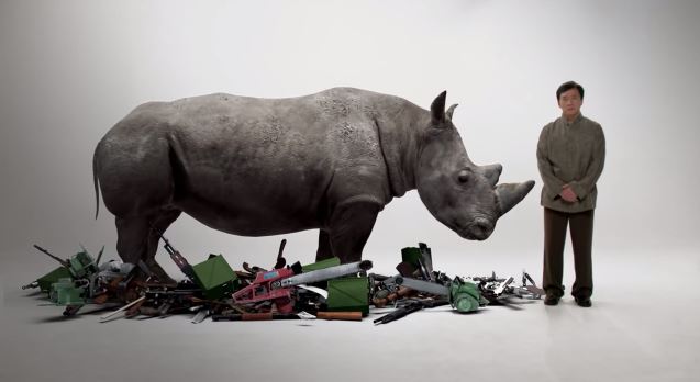 ΒΙΝΤΕΟ-Ο Τζάκι Τσαν και ο ρινόκερος