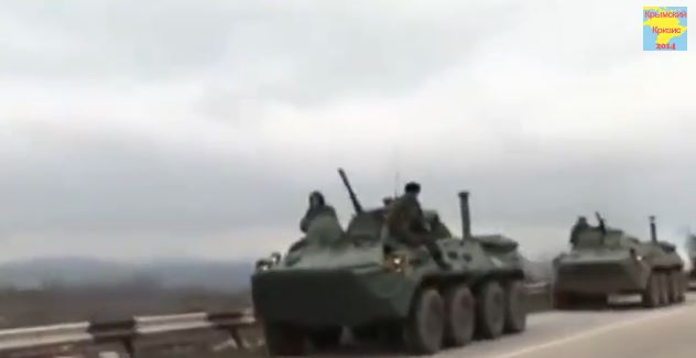 ΒΙΝΤΕΟ- Ρωσικά ελικόπτερα και τεθωρακισμένα στην Κριμαία