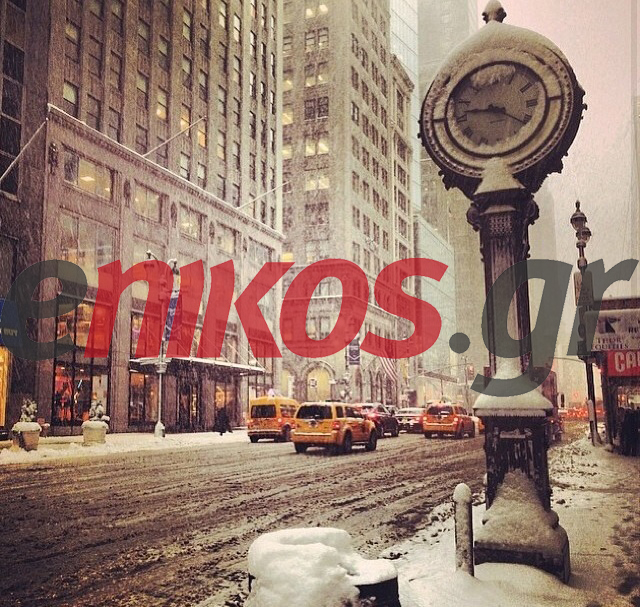 ΦΩΤΟ αναγνώστη-Στα λευκά η Νέα Υόρκη