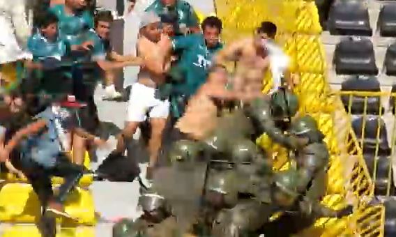 ΒΙΝΤΕΟ-ΜΑΤ τρώνε ξύλο στη Χιλή