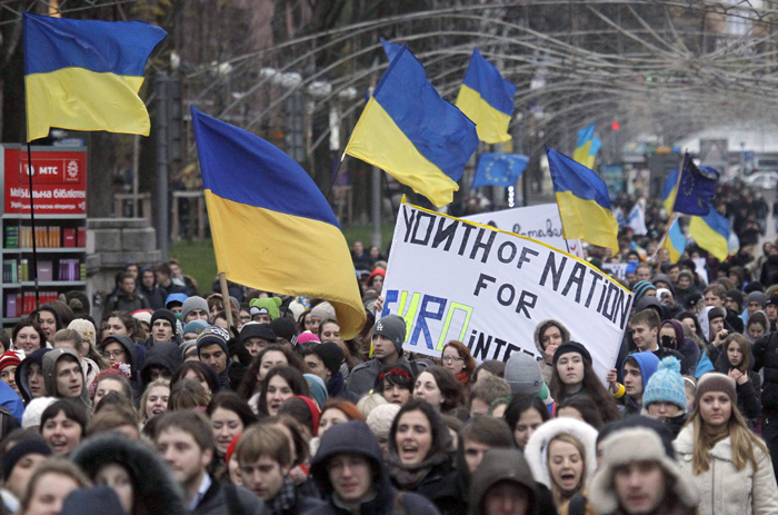 Ουκρανία: Νέα διαδήλωση κατά του Γιανουκόβιτς