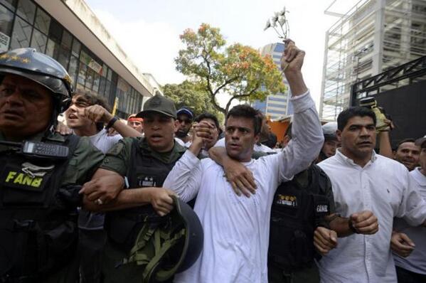 Βενεζουέλα-Στα χέρια της αστυνομίας ο ηγέτης της αντιπολίτευσης