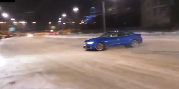 ΒΙΝΤΕΟ-“Καταστροφικό” γλίστρημα αυτοκινήτου