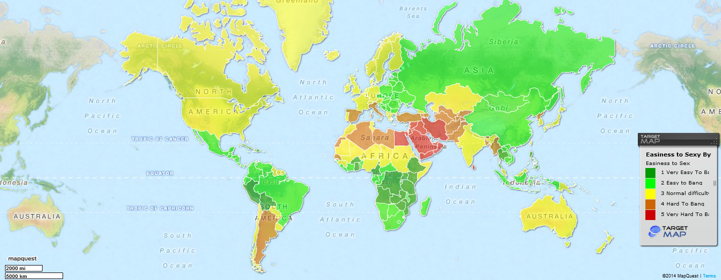 Ο χάρτης με τις πιο «άτακτες» γυναίκες στο κόσμο