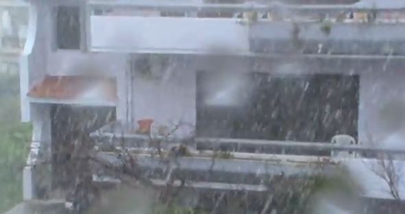 ΒΙΝΤΕΟ-Χαλαζοθύελλα έπληξε την Ρόδο