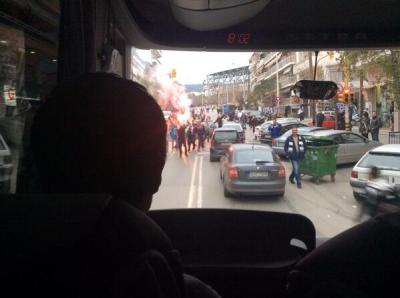 ΒΙΝΤΕΟ-Ένταση έξω από την Τούμπα