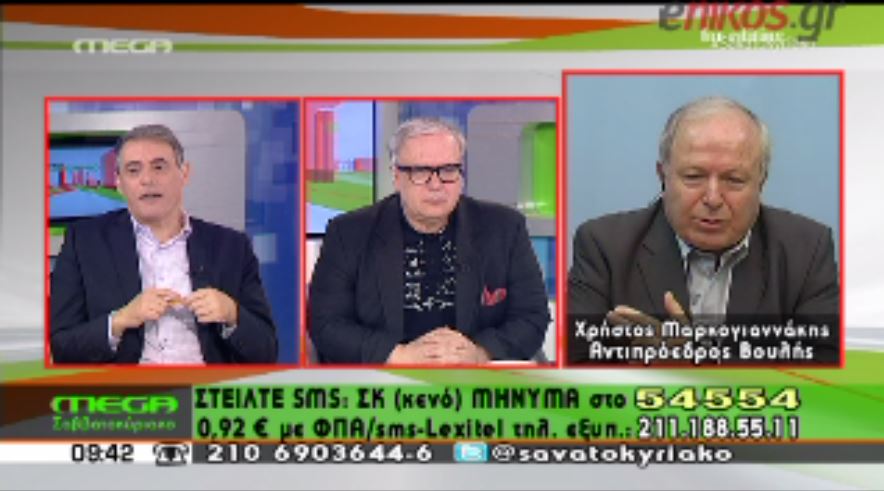 ΒΙΝΤΕΟ-Μαρκογιαννάκης: Μου έδωσαν λάθος σημειώσεις