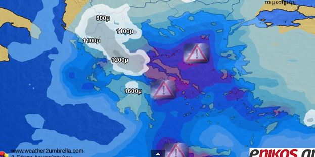 ΒΙΝΤΕΟ-Η πρόγνωση του καιρού έως και την Τρίτη από τον Σάκη Αρναούτογλου-Έρχεται νέα επιδείνωση