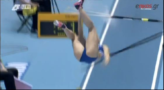 ΒΙΝΤΕΟ-Έσπασε το κοντάρι της Ελληνίδας πρωταθλήτριας