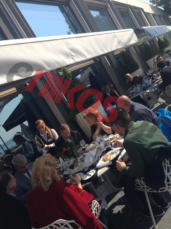 ΦΩΤΟ-Το γεύμα Κεδίκογλου-Ιωαννίδη