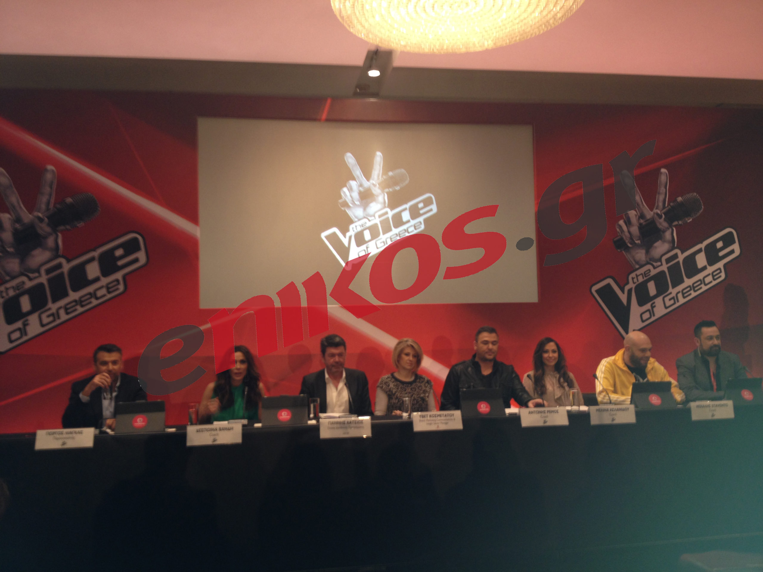 ΦΩΤΟ-Στη συνέντευξη Τύπου του “The Voice”