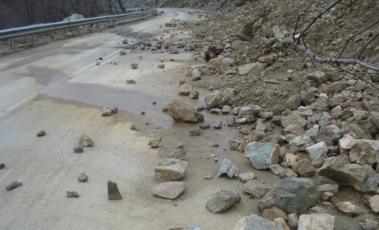 Κατολισθήσεις στην Κακιά Σκάλα