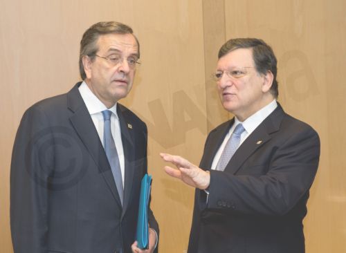 ΦΩΤΟ-Ο Σαμαράς “τα είπε” με τον Μπαρόζο