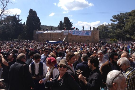 Ρέθυμνο:Διαμαρτυρία για τα χημικά όπλα της Συρίας