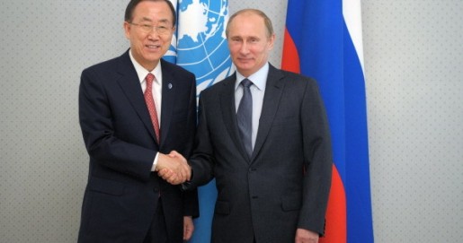 Ο Μουν εξέφρασε την ανησυχία του στον Πούτιν