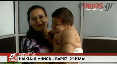 ΒΙΝΤΕΟ-Το πιο βαρύ μωρό στον κόσμο