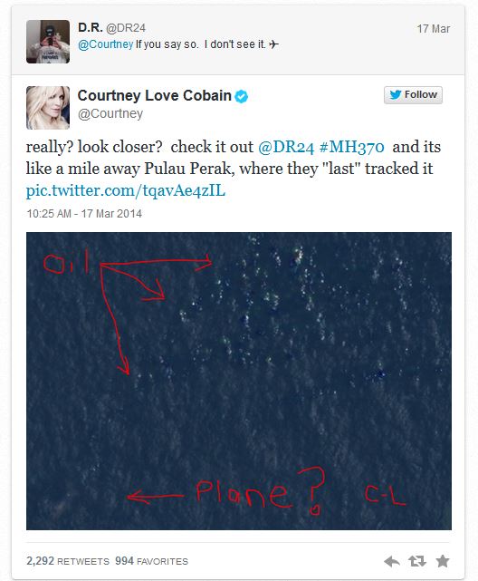 BINTEO-Η Courtney Love αναζητεί το… Boeing