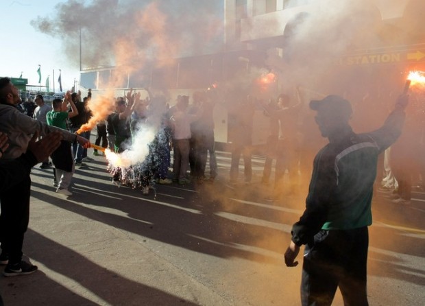 ΦΩΤΟ-Αποθέωση στο Ηράκλειο για τον Παναθηναϊκό