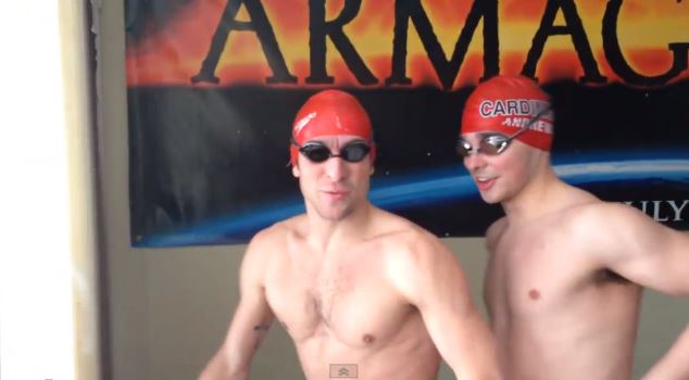 ΒΙΝΤΕΟ-Βγήκαν για… χιονοκολύμπι