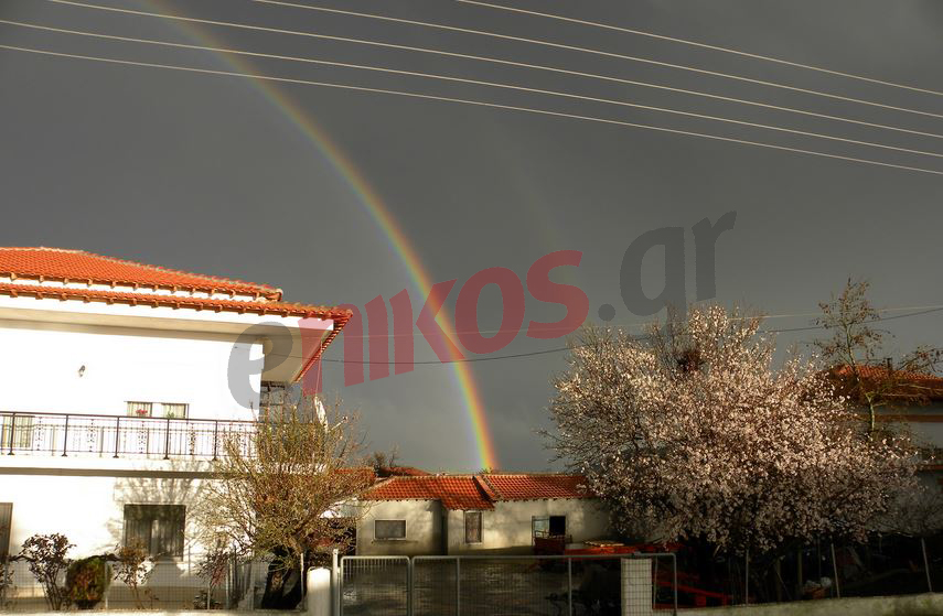 ΦΩΤΟ-Εντυπωσιακό διπλό ουράνιο τόξο