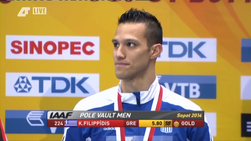 ΒΙΝΤΕΟ-Η απονομή του χρυσού στον Φιλιππίδη