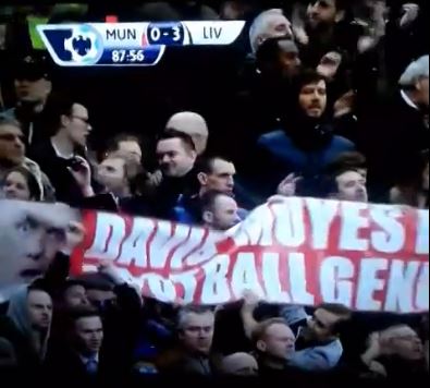 ΒΙΝΤΕΟ-Το πανό των οπαδών της Liverpool για τον Moyes