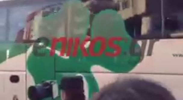 ΒΙΝΤΕΟ-Η άφιξη του Παναθηναϊκού