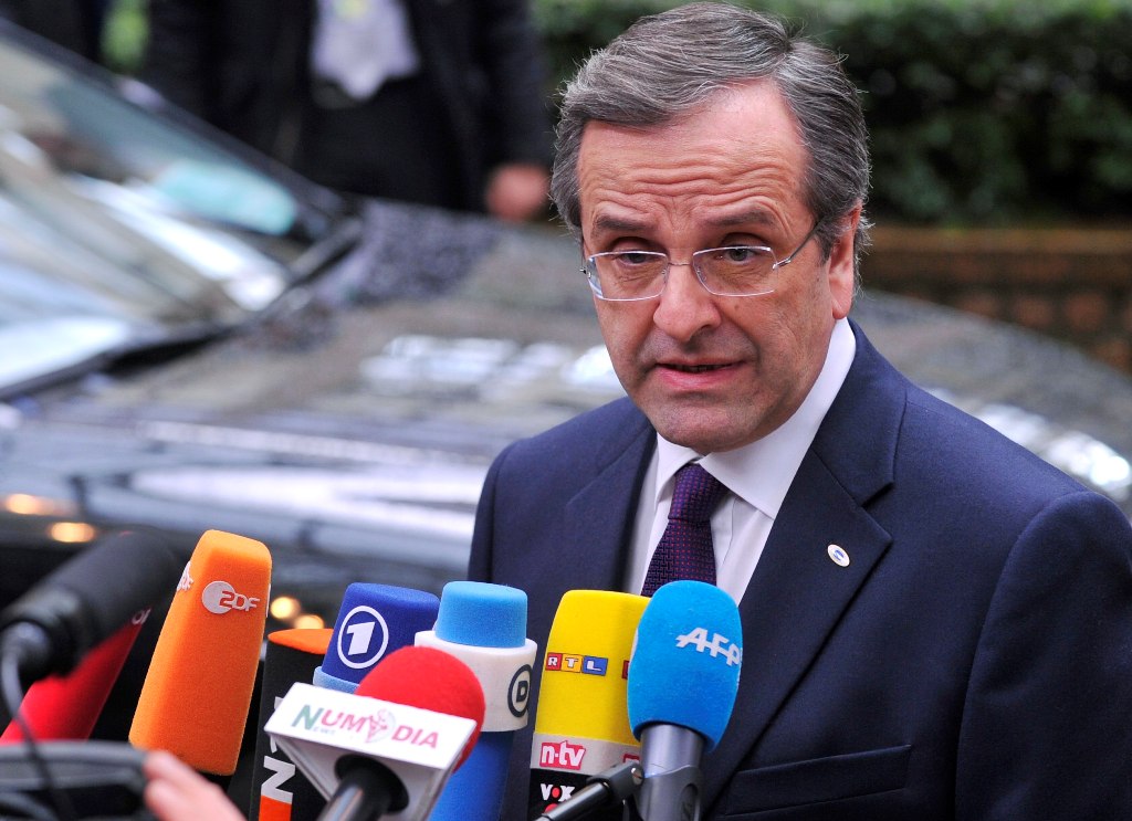 Στο υπουργείο Οικονομικών ο Σαμαράς