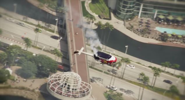 ΒΙΝΤΕΟ-Μοναδικά κόλπα με ελικόπτερο